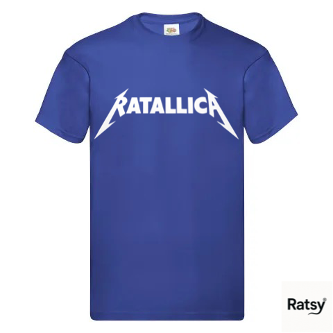 Ratallica Band T-Shirt (Metallica Parody)