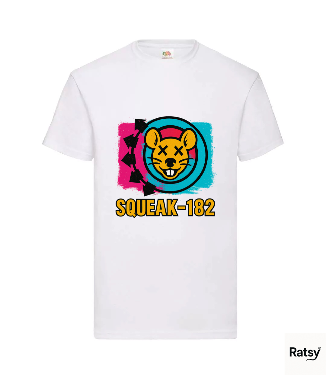 Squeak-182 Band T-Shirt (Blink 182 Parody)