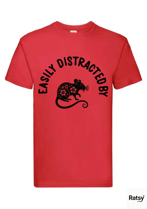 Easily Distracted By Rats T-Shirt