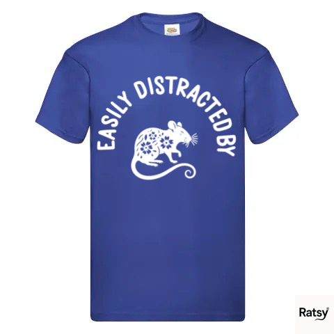 Easily Distracted By Rats T-Shirt