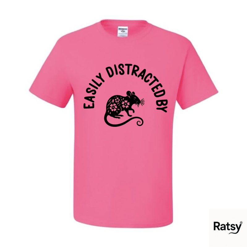 Easily Distracted By Rats T-Shirt