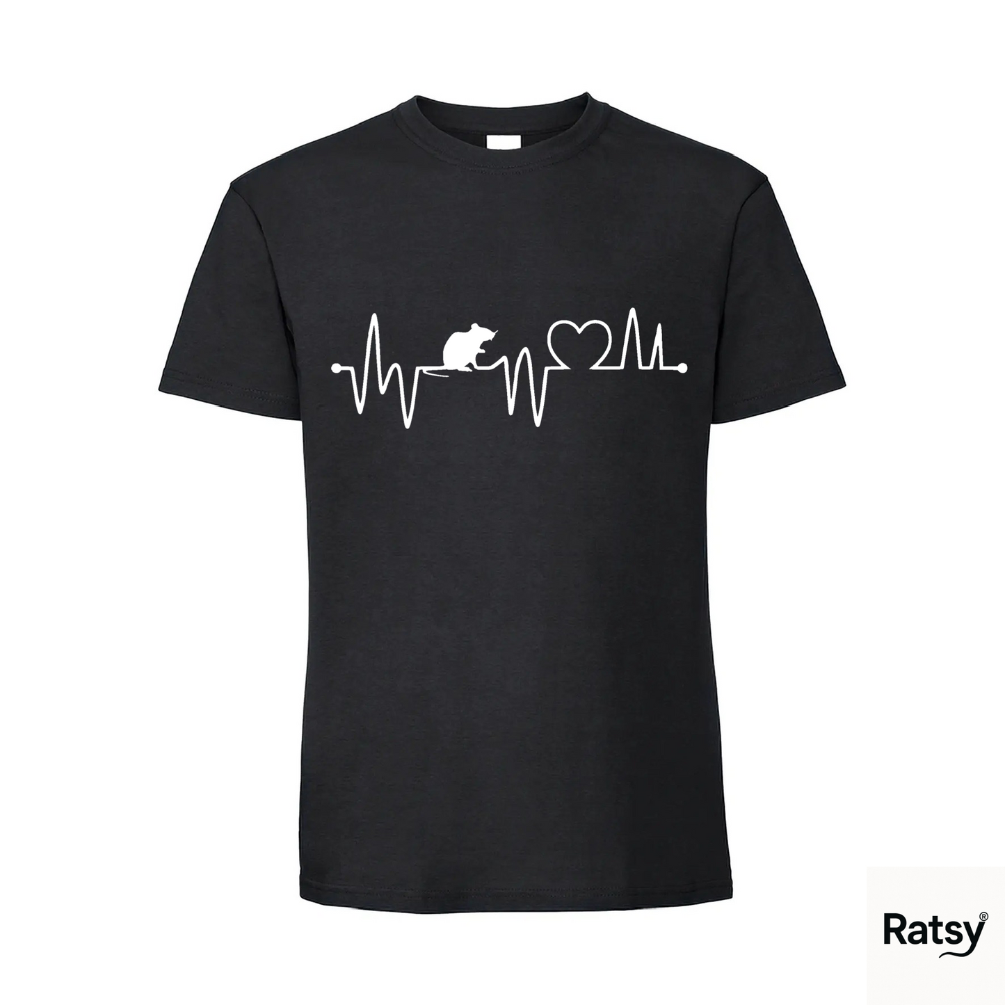 Rat Heart Line T-Shirt