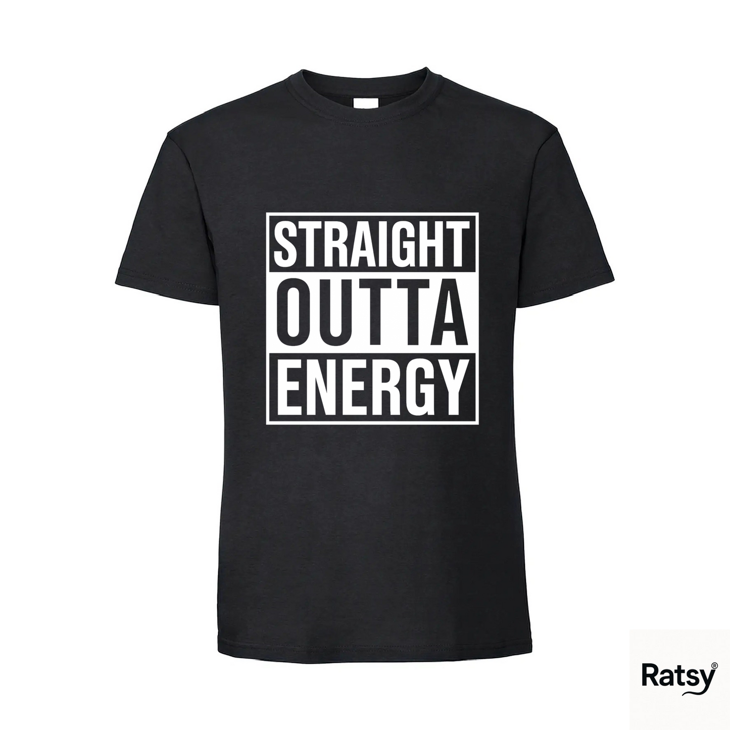 Straight Outta Energy T-Shirt (NWA Compton Parody)