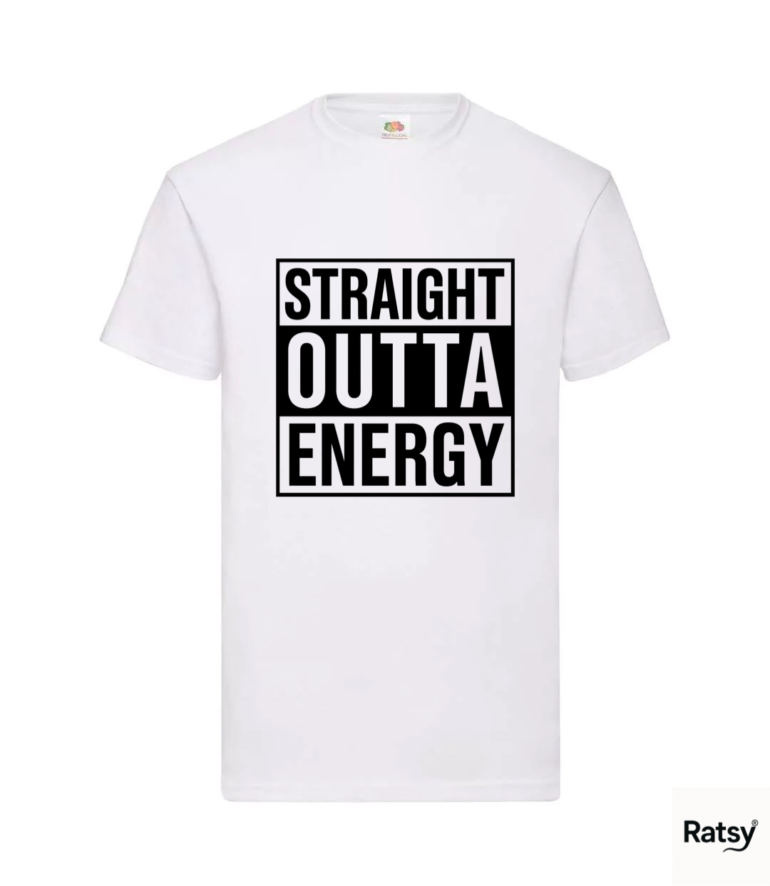 Straight Outta Energy T-Shirt (NWA Compton Parody)