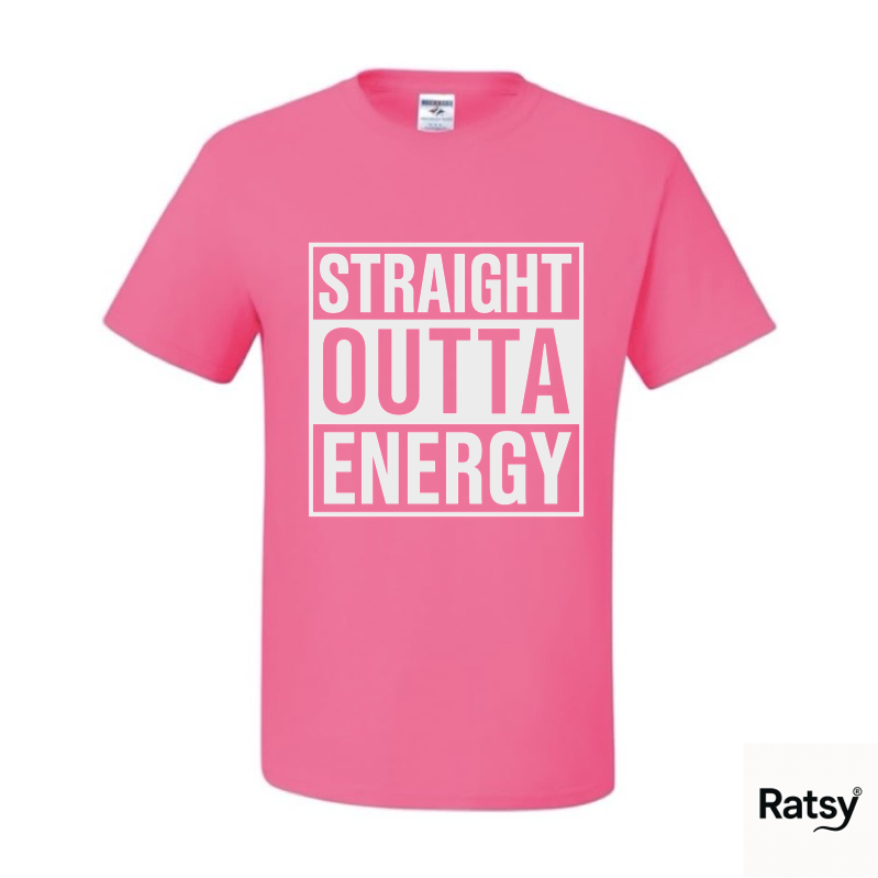 Straight Outta Energy T-Shirt (NWA Compton Parody)