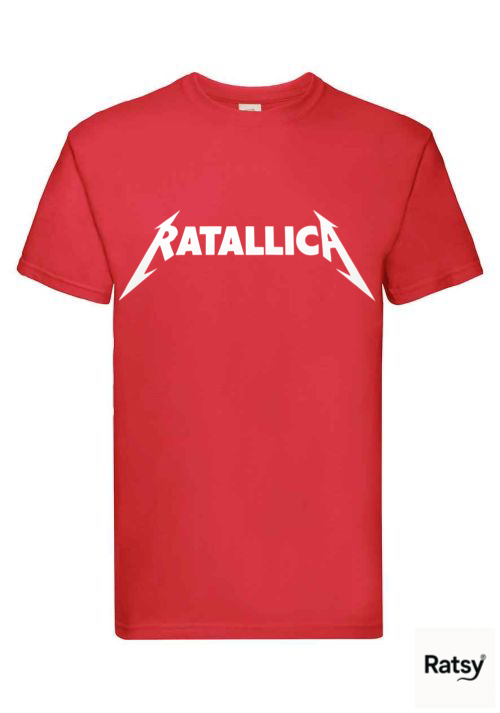 Ratallica Band T-Shirt (Metallica Parody)