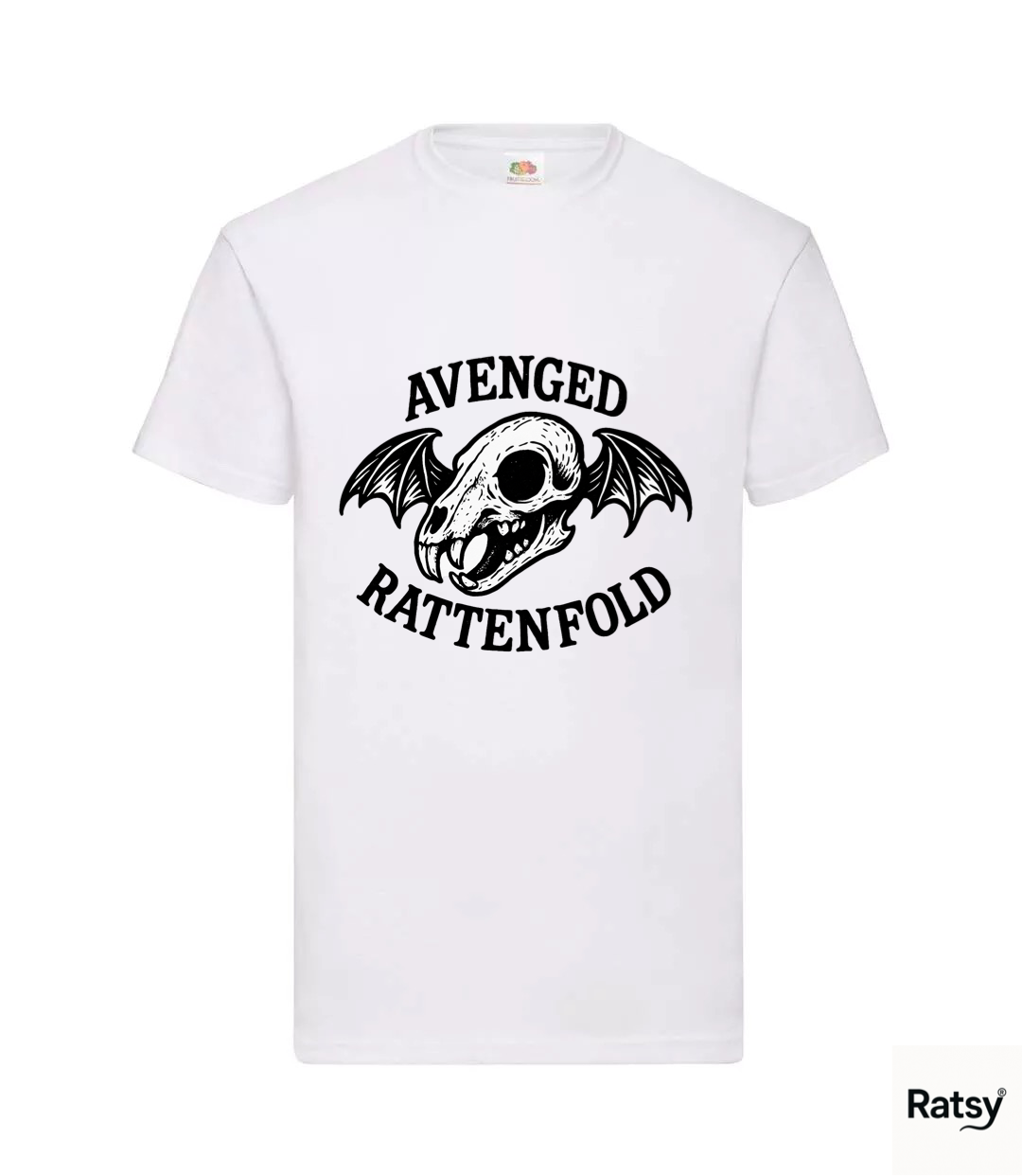 Avenged Rattenfold Metal Band T-Shirt (Sevenfold Parody)
