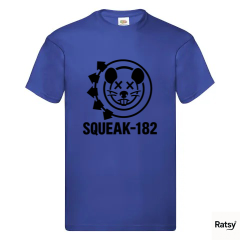Squeak 182 alternative Band T-Shirt (Blink 182 Parody)