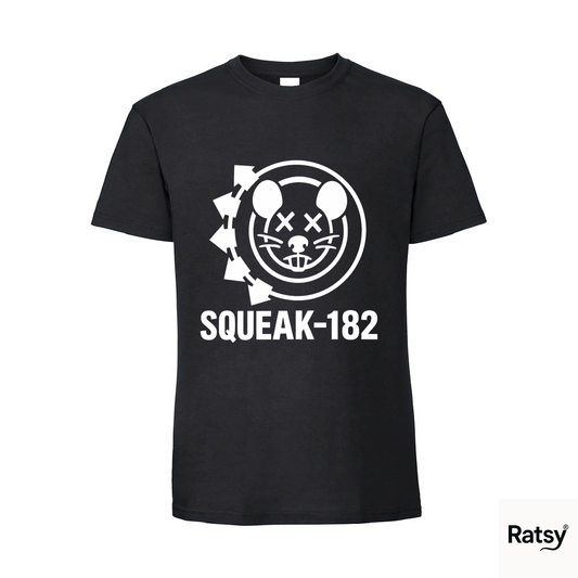 Squeak 182 alternative Band T-Shirt (Blink 182 Parody)