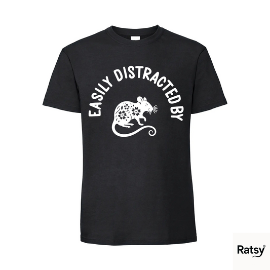 Easily Distracted By Rats T-Shirt