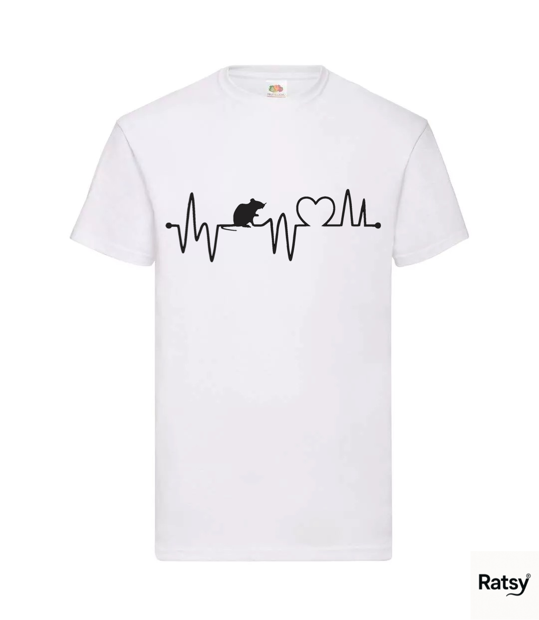 Rat Heart Line T-Shirt