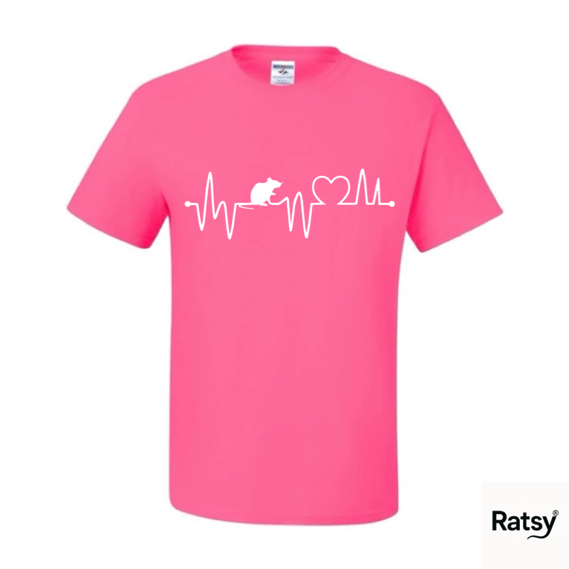 Rat Heart Line T-Shirt