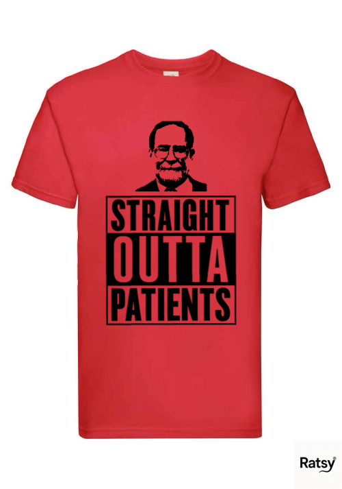 Harold Shipman T-Shirt (Straight Outta Patients) Compton NWA Parody