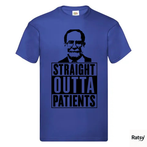 Harold Shipman T-Shirt (Straight Outta Patients) Compton NWA Parody