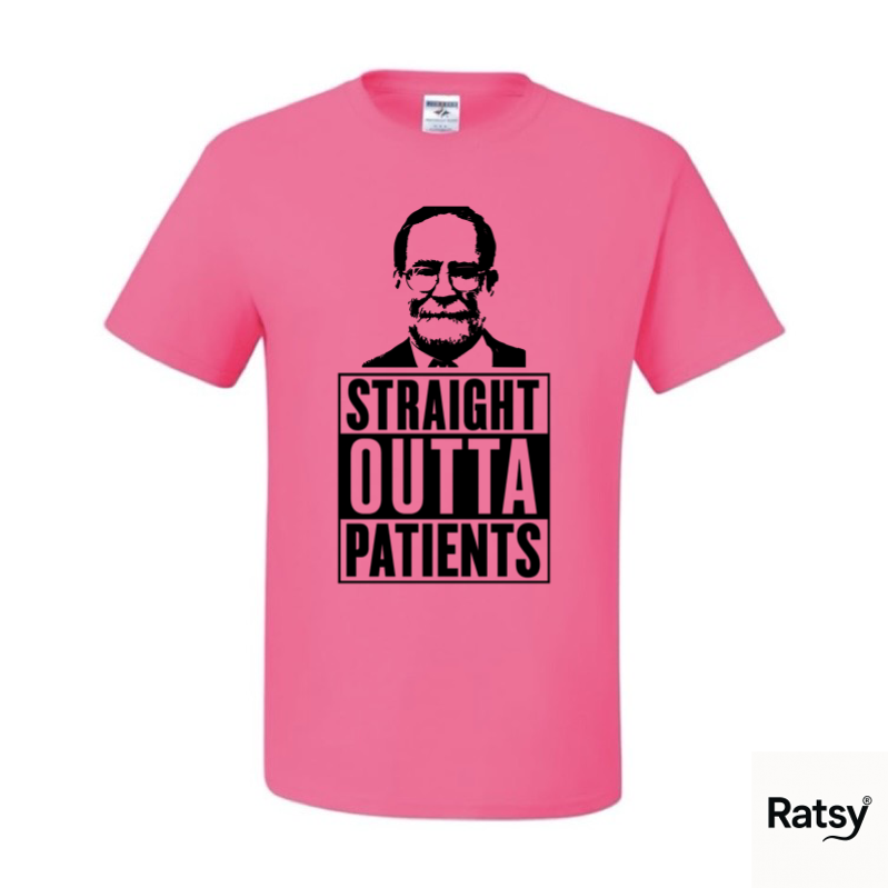 Harold Shipman T-Shirt (Straight Outta Patients) Compton NWA Parody