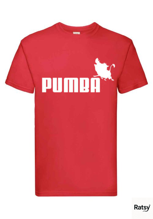 Pumba T-Shirt (Puma / Lion King Parody)