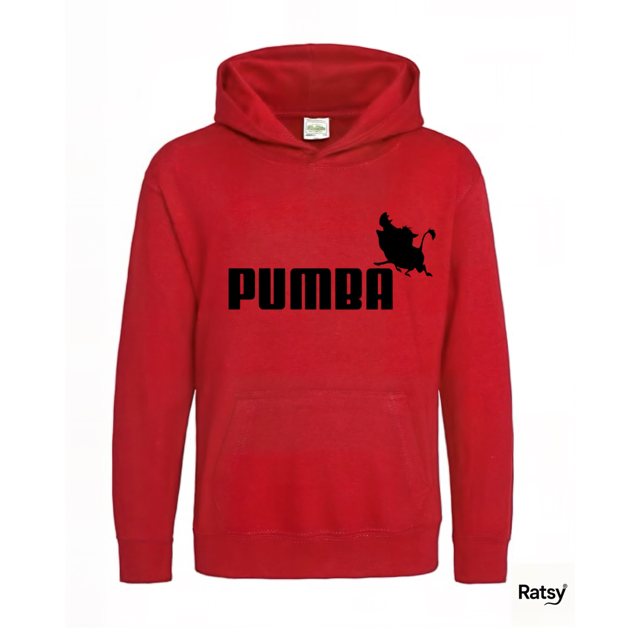 Pumba Hoody Hoodie (Puma / Lion King Parody)