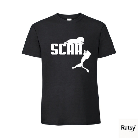 Scar T-Shirt (Puma Lion King Parody Print)