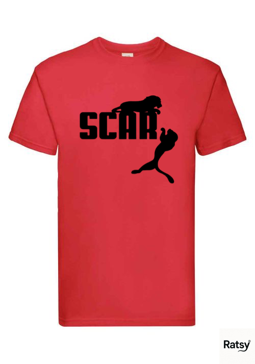 Scar T-Shirt (Puma Lion King Parody Print)
