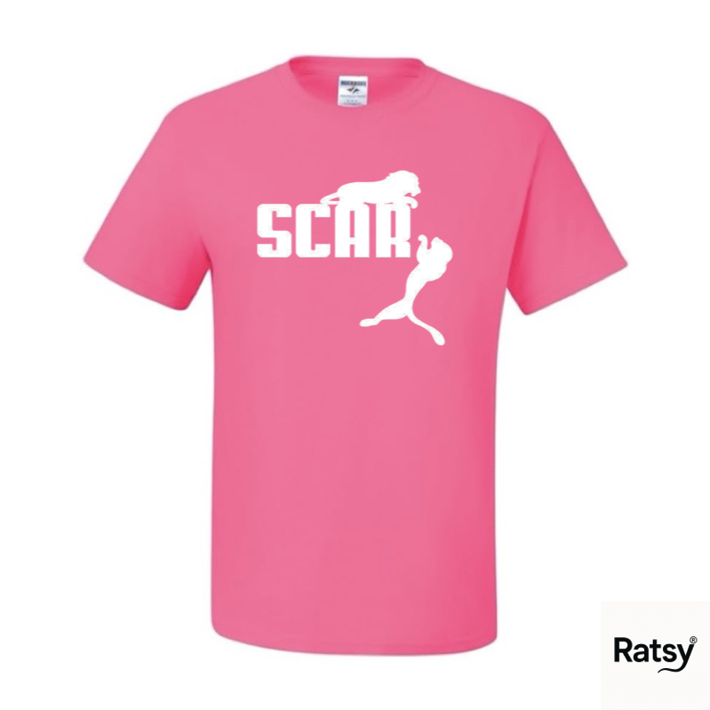 Scar T-Shirt (Puma Lion King Parody Print)