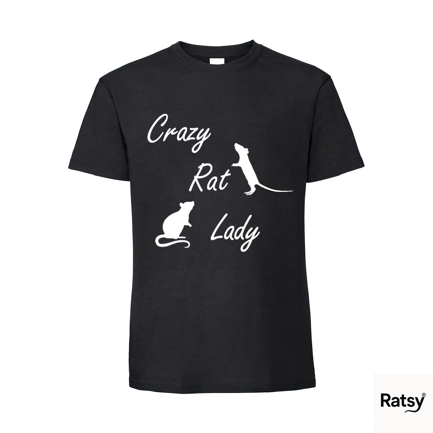 Crazy Rat Lady T-Shirt (not Cat)