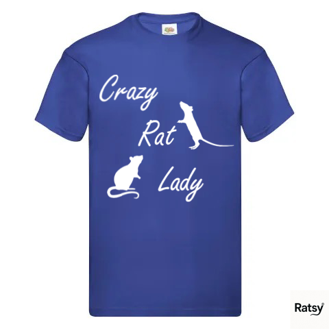 Crazy Rat Lady T-Shirt (not Cat)