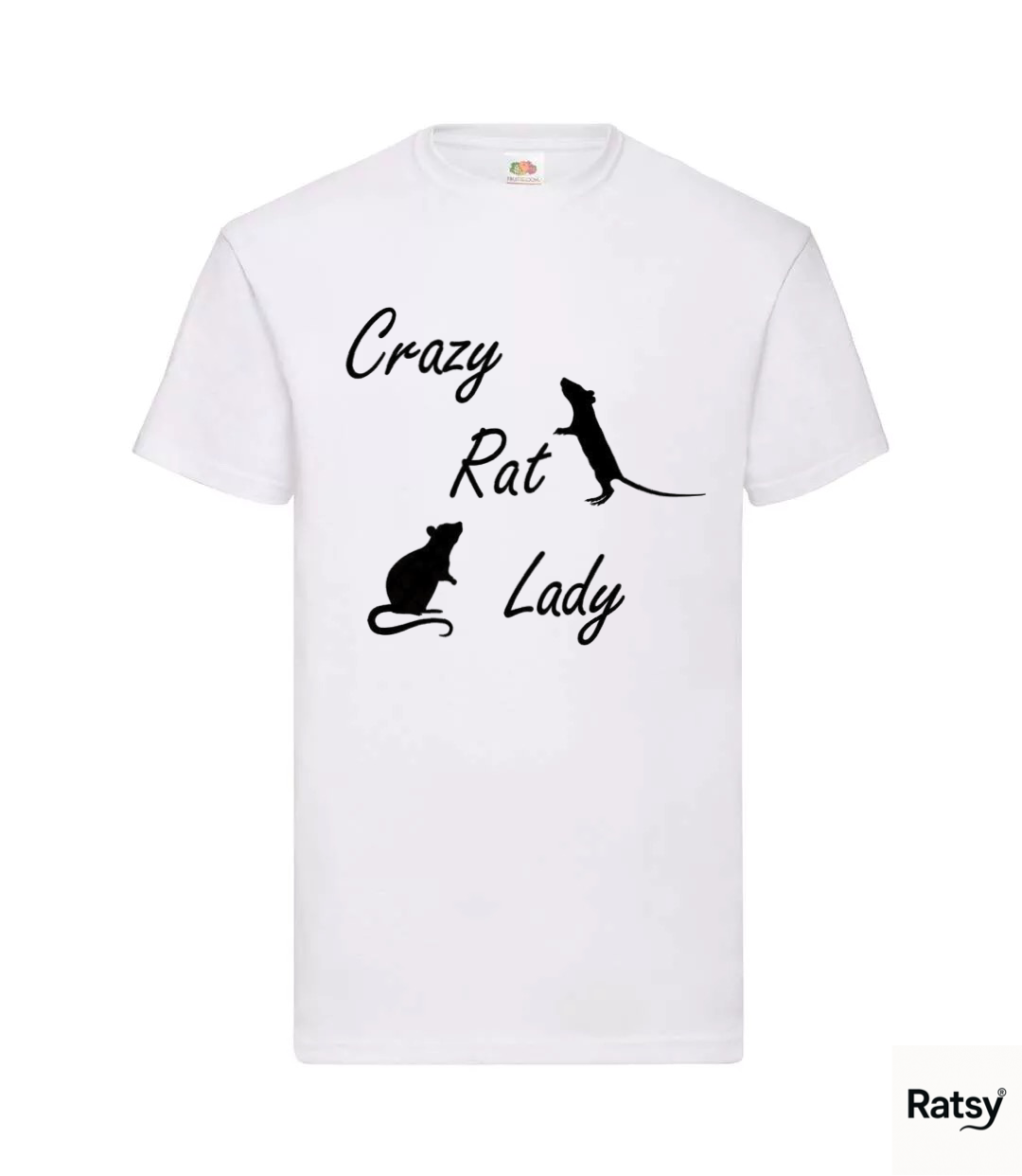 Crazy Rat Lady T-Shirt (not Cat)