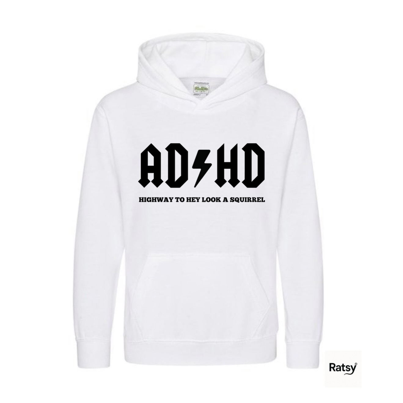ADHD Hoody Hoodie Funny Print